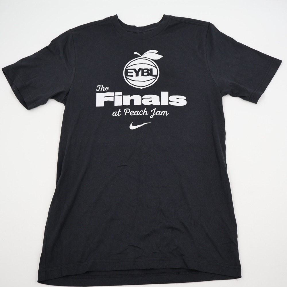 Nike EYBL Peach Jam Finals Shirt Mens Small Black Player Exclusive Dri-FIT Tee